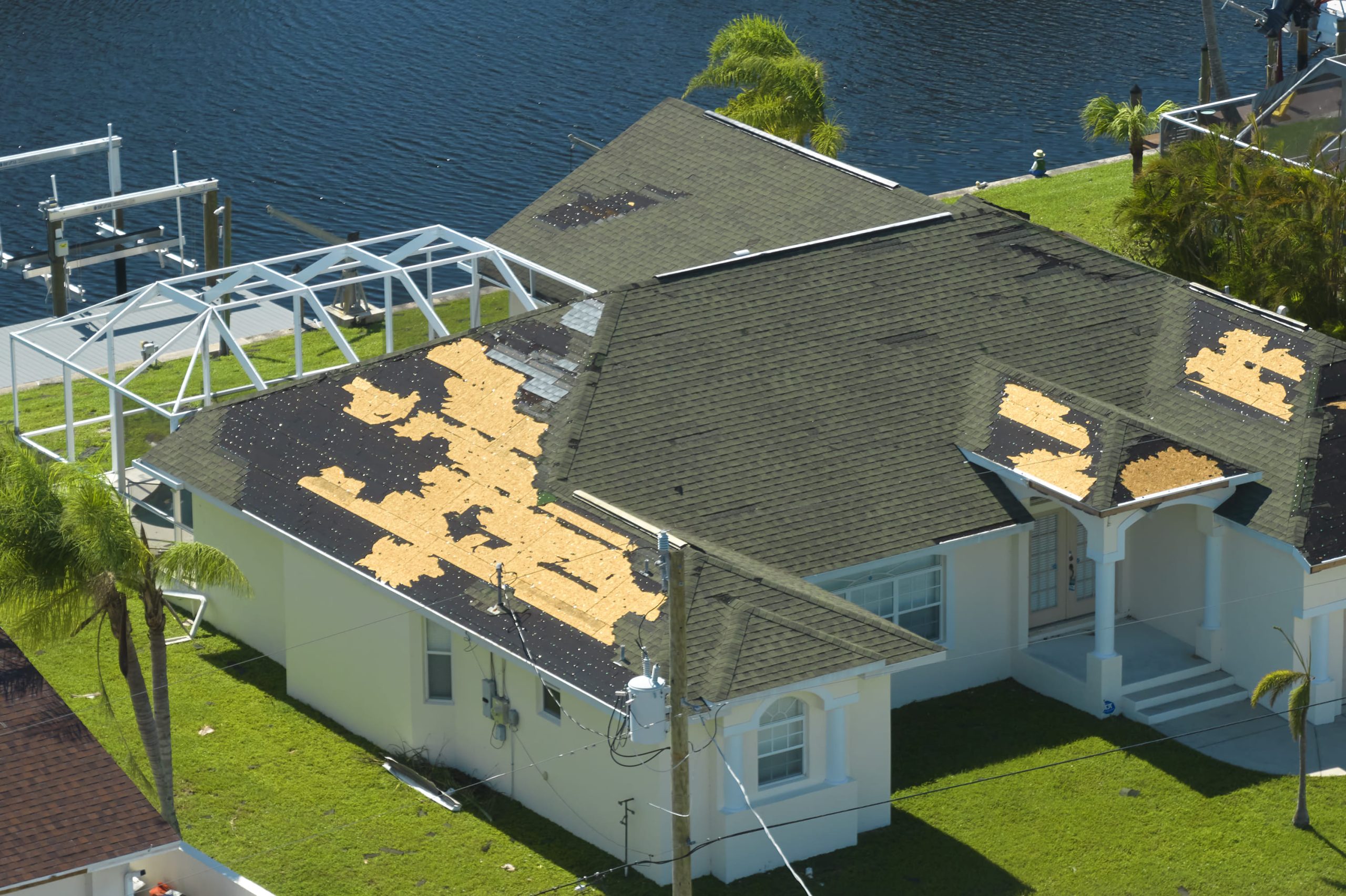 hail damage roofing company in Austin